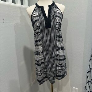 Monteau Black and White Geometric‎ dress!